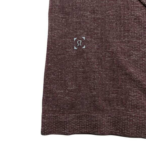 Lululemon Shirt Mens XL Burgundy Live In Practice Seamless Long Sleeve Athletic - Picture 9 of 11